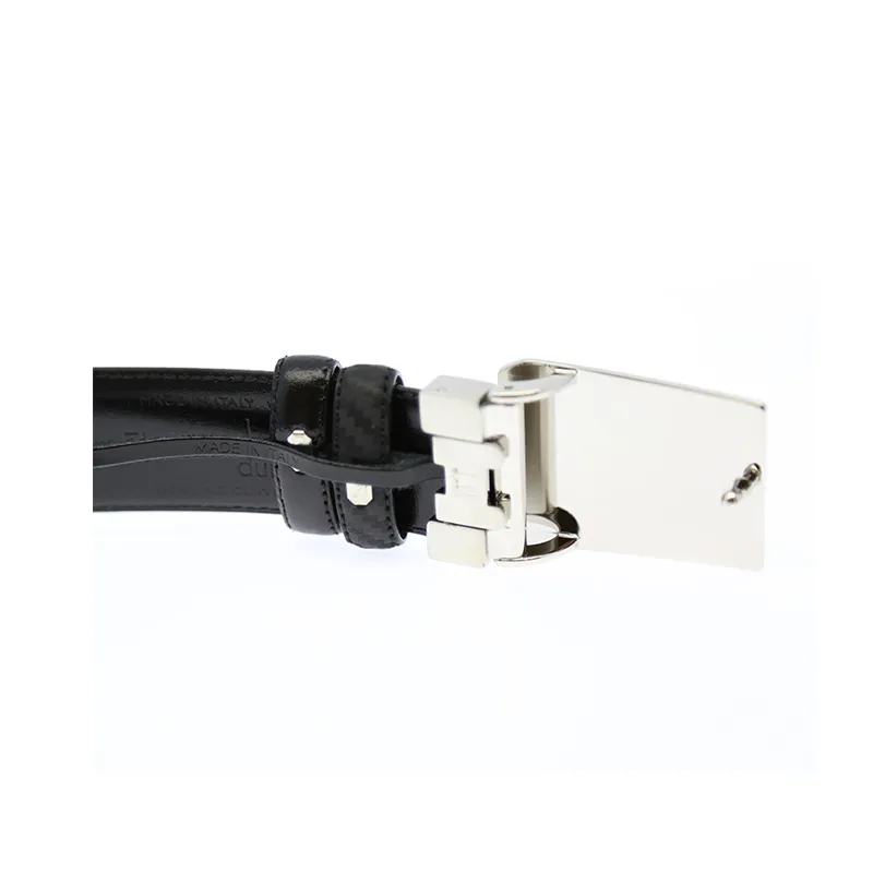Plate Buckle Type Logo Belt