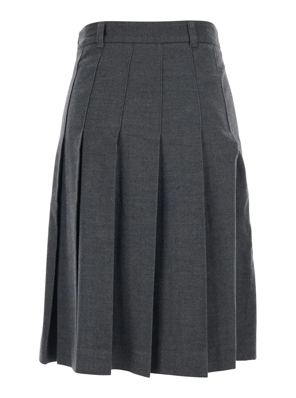 Pleated Midi Skirt