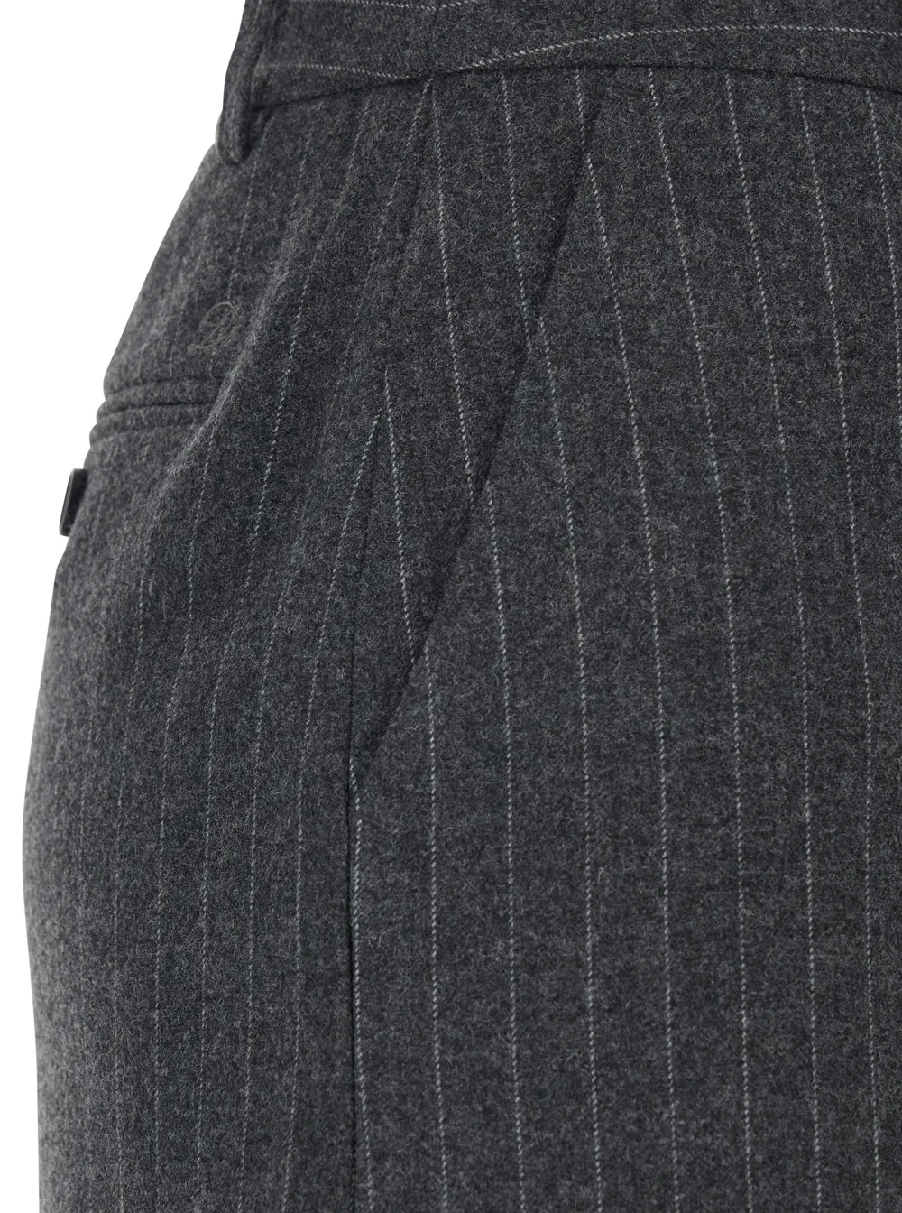 Pinstripe Long Skirt