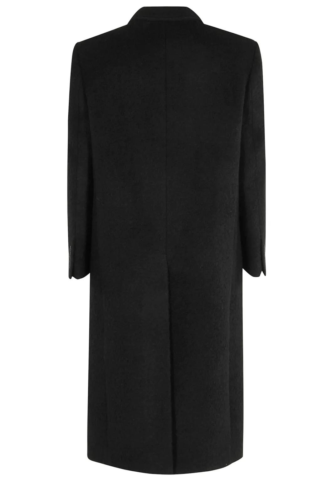 Bouclé Wool 3-Button Coat