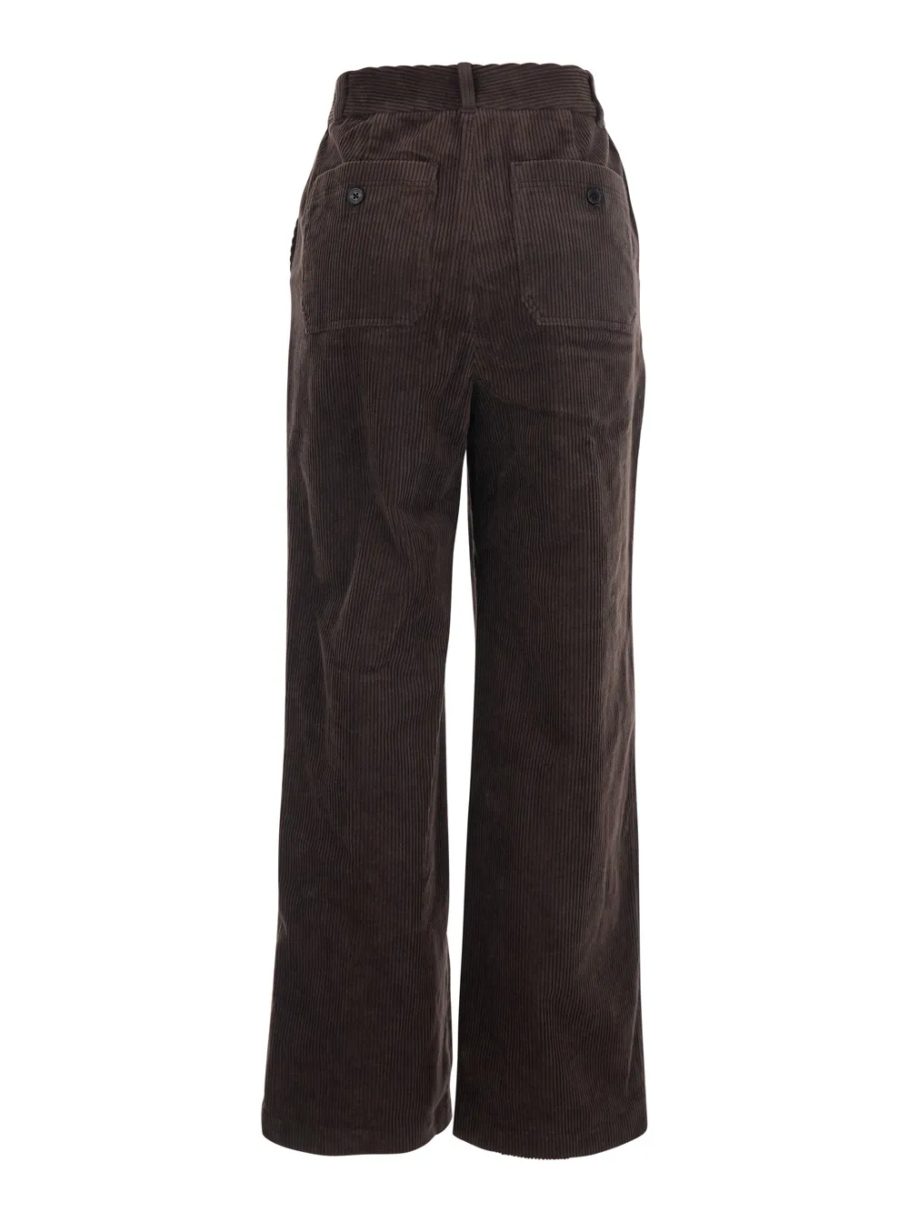 Corduroy Wide-Leg Pants