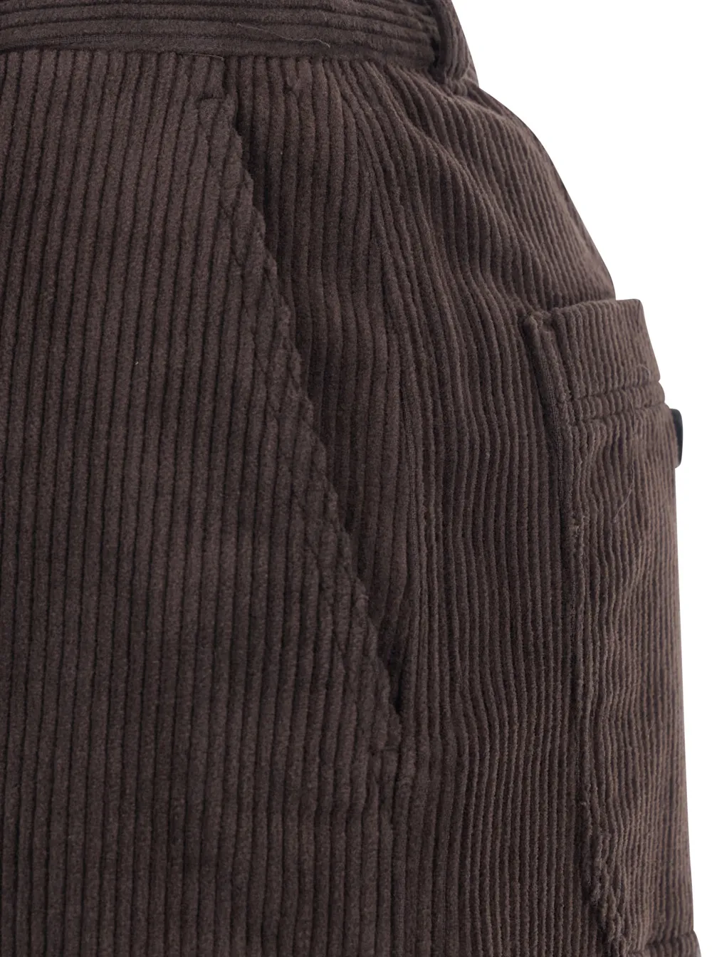 Corduroy Wide-Leg Pants