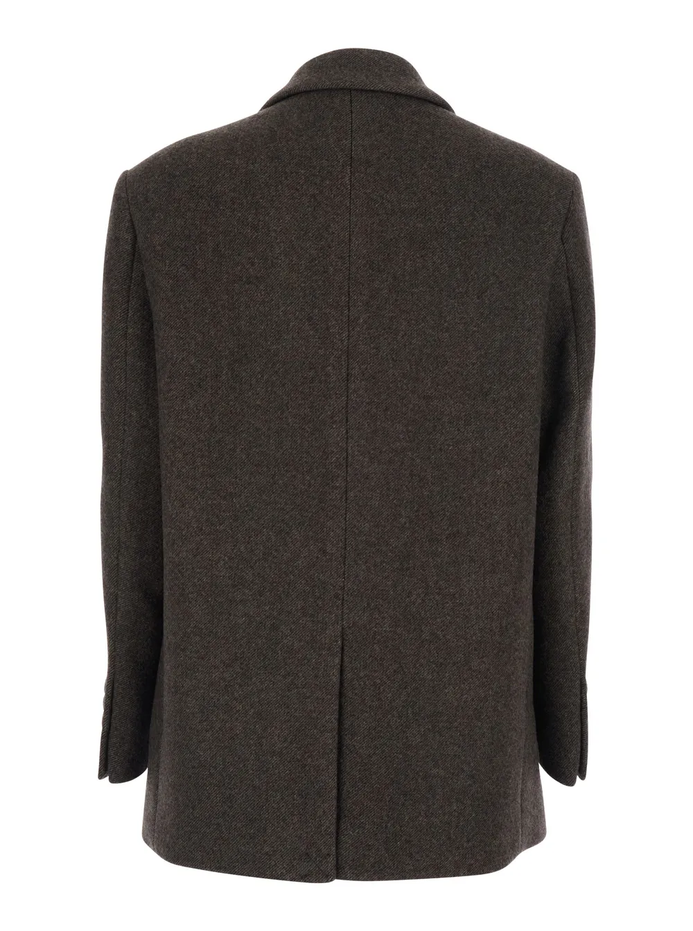 Notched Revers Cashmere Jacket