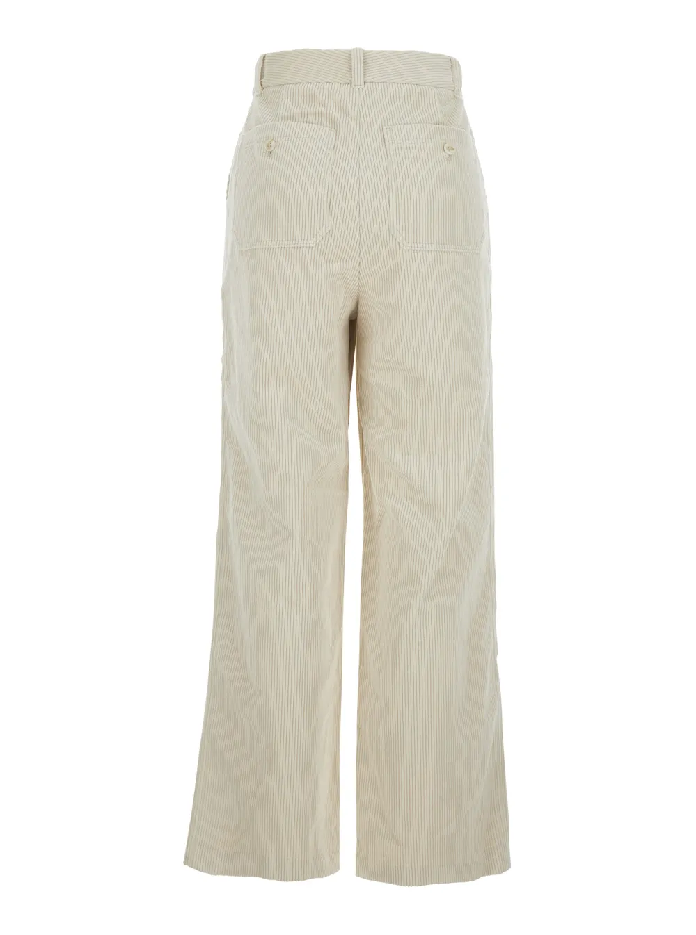 Wide-Leg Corduroy Pants