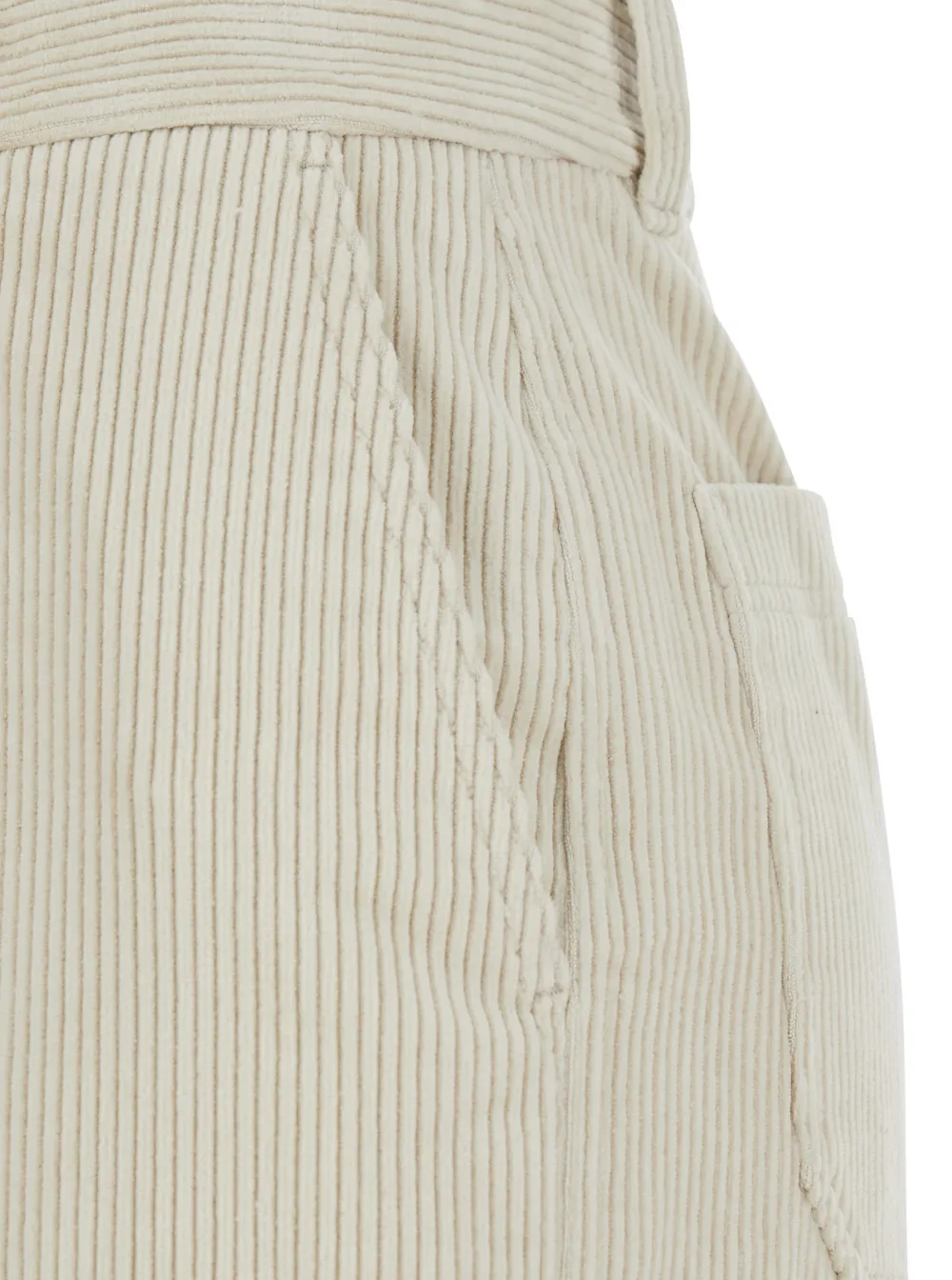 Wide-Leg Corduroy Pants