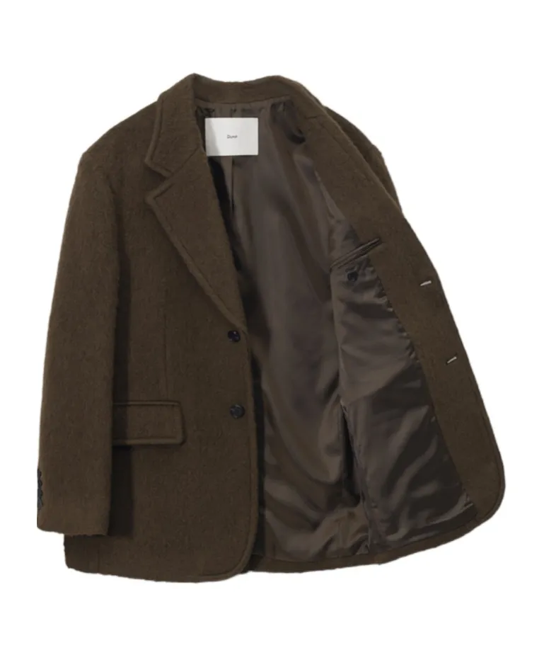 Buttoned V-Neck Jacket