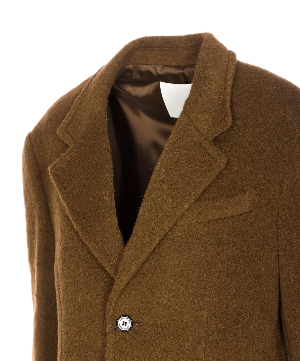 Buttoned V-Neck Jacket
