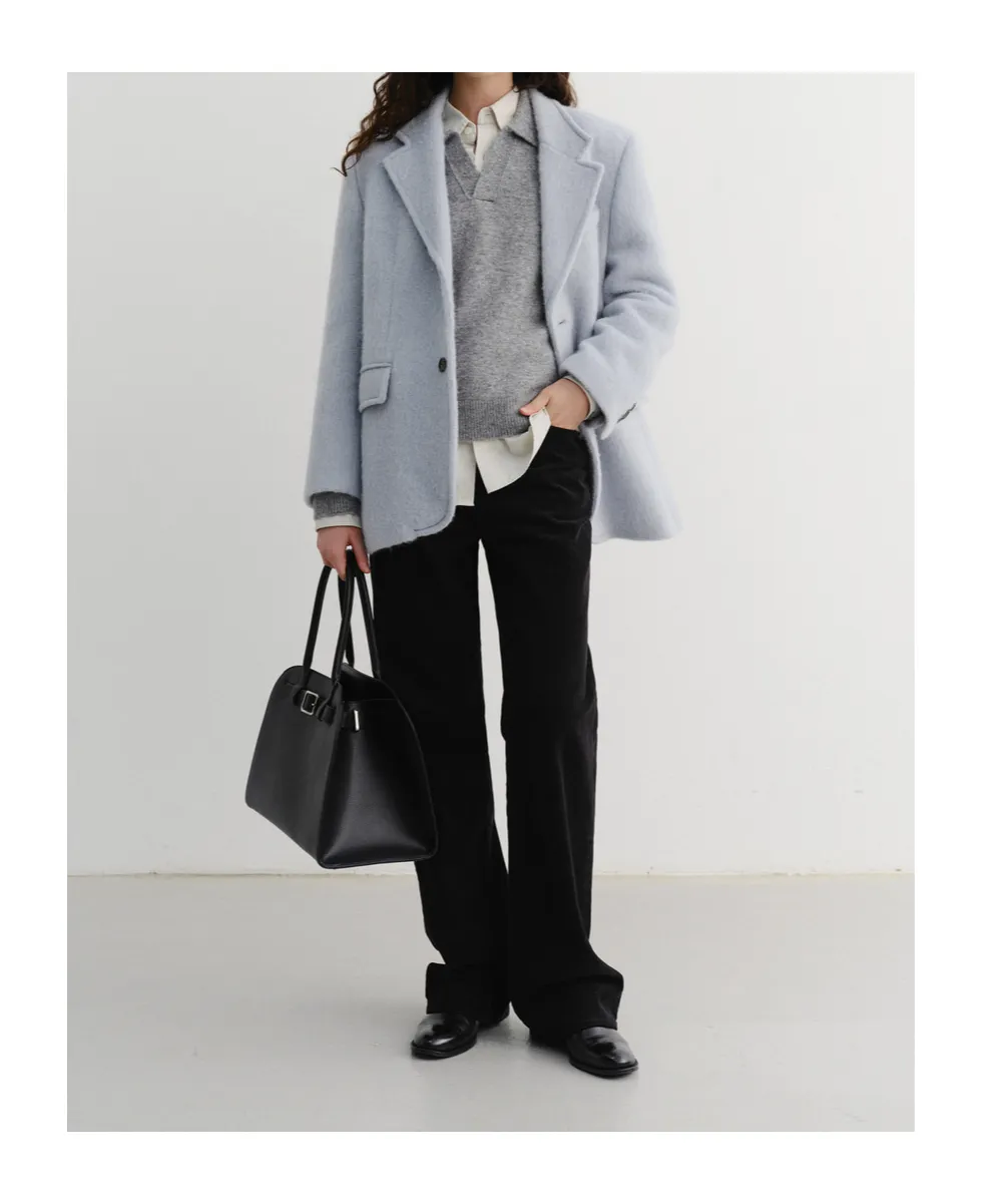 Alpaca Blazer Jacket