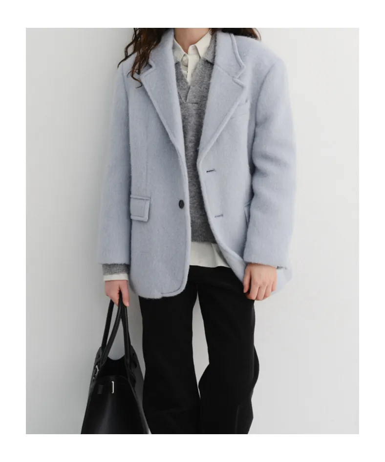Alpaca Blazer Jacket