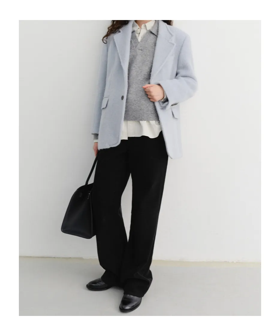 Alpaca Blazer Jacket