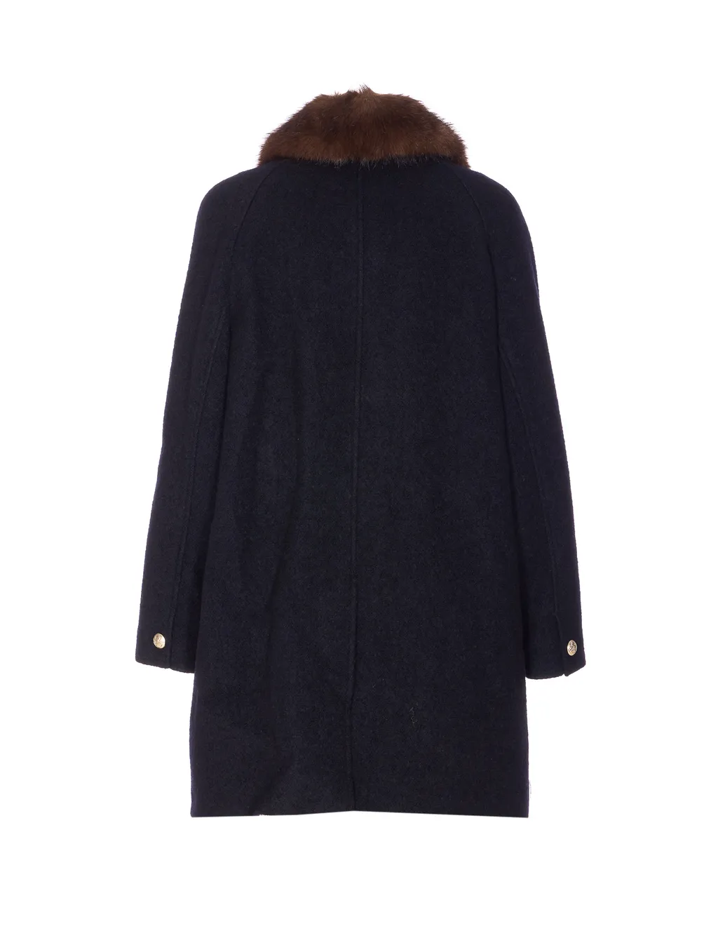 Boucle Hooded Coat