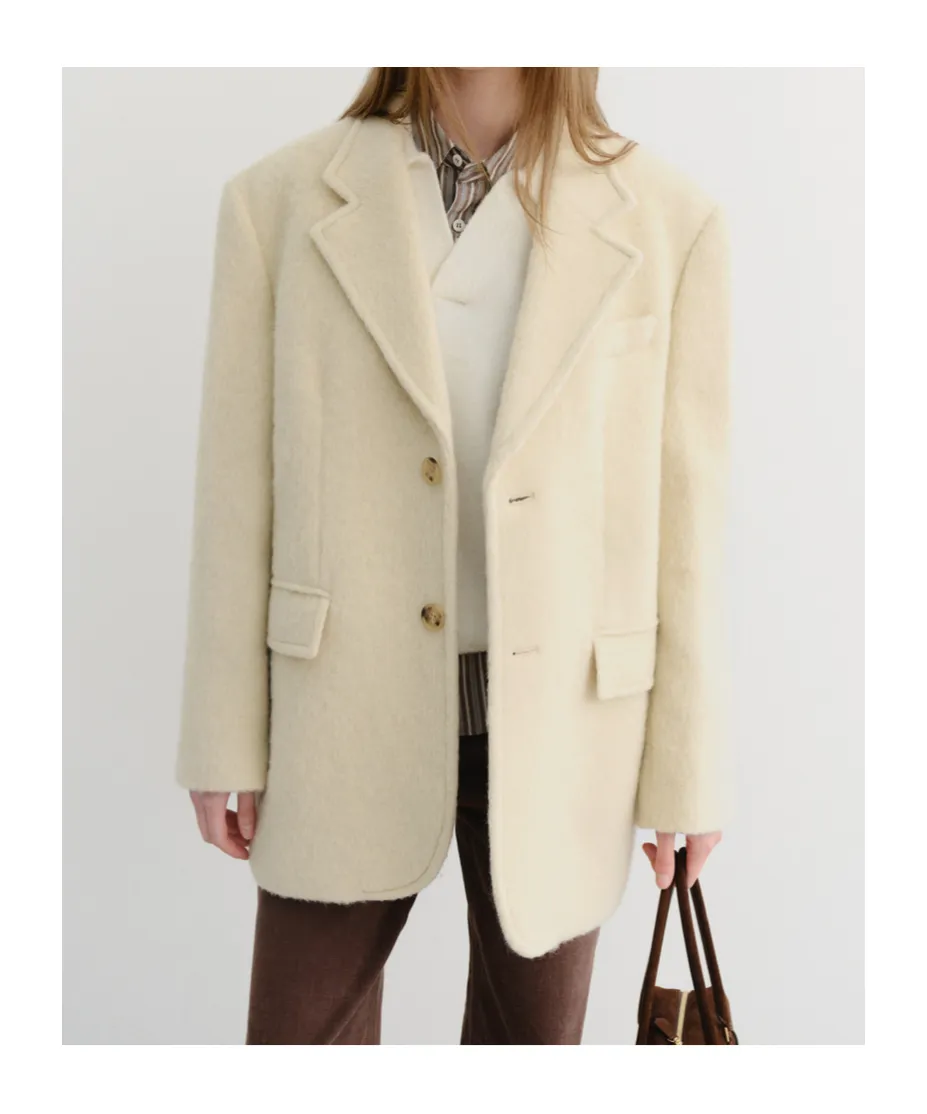 Single-Breasted Blazer Jacket