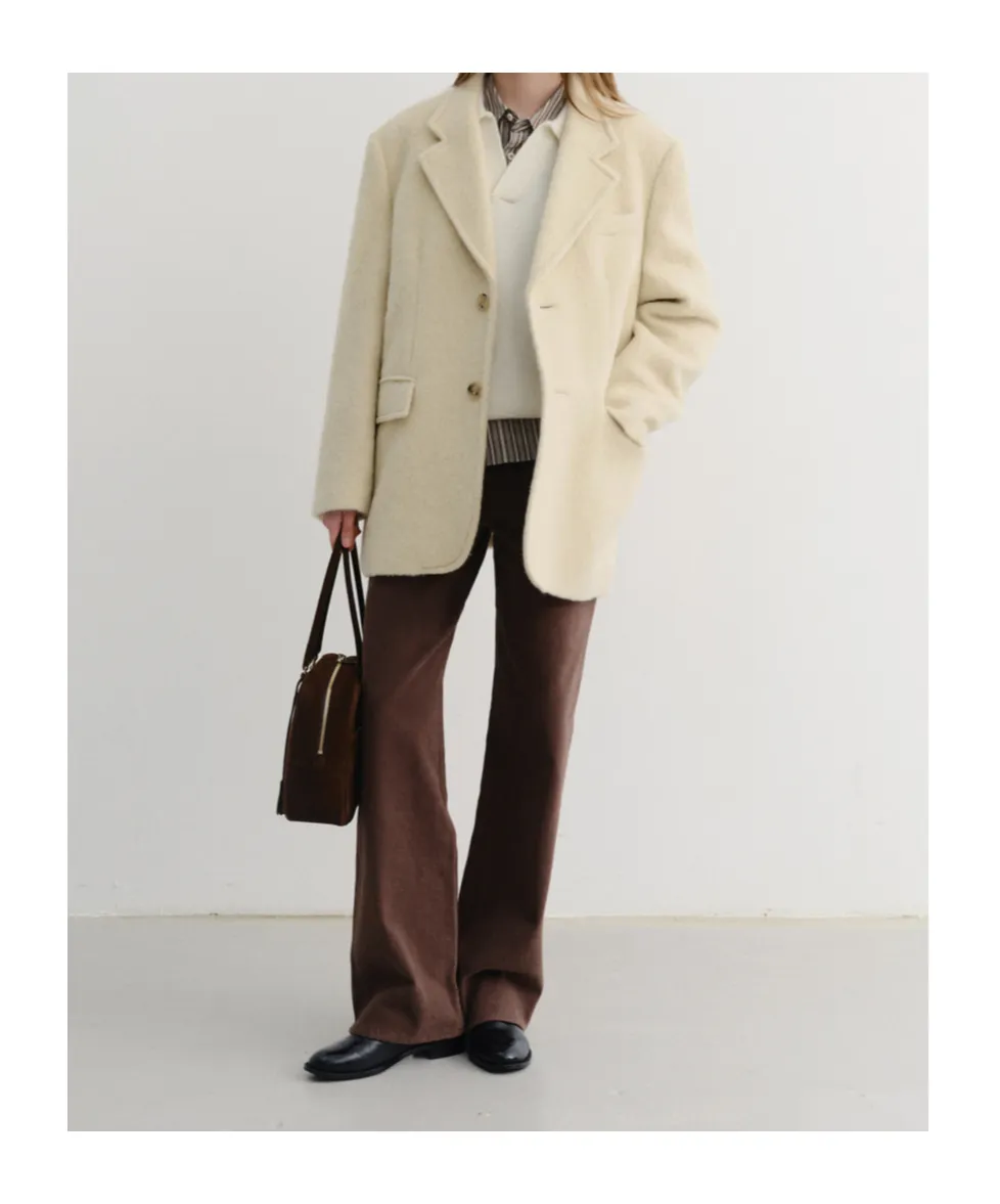 Single-Breasted Blazer Jacket