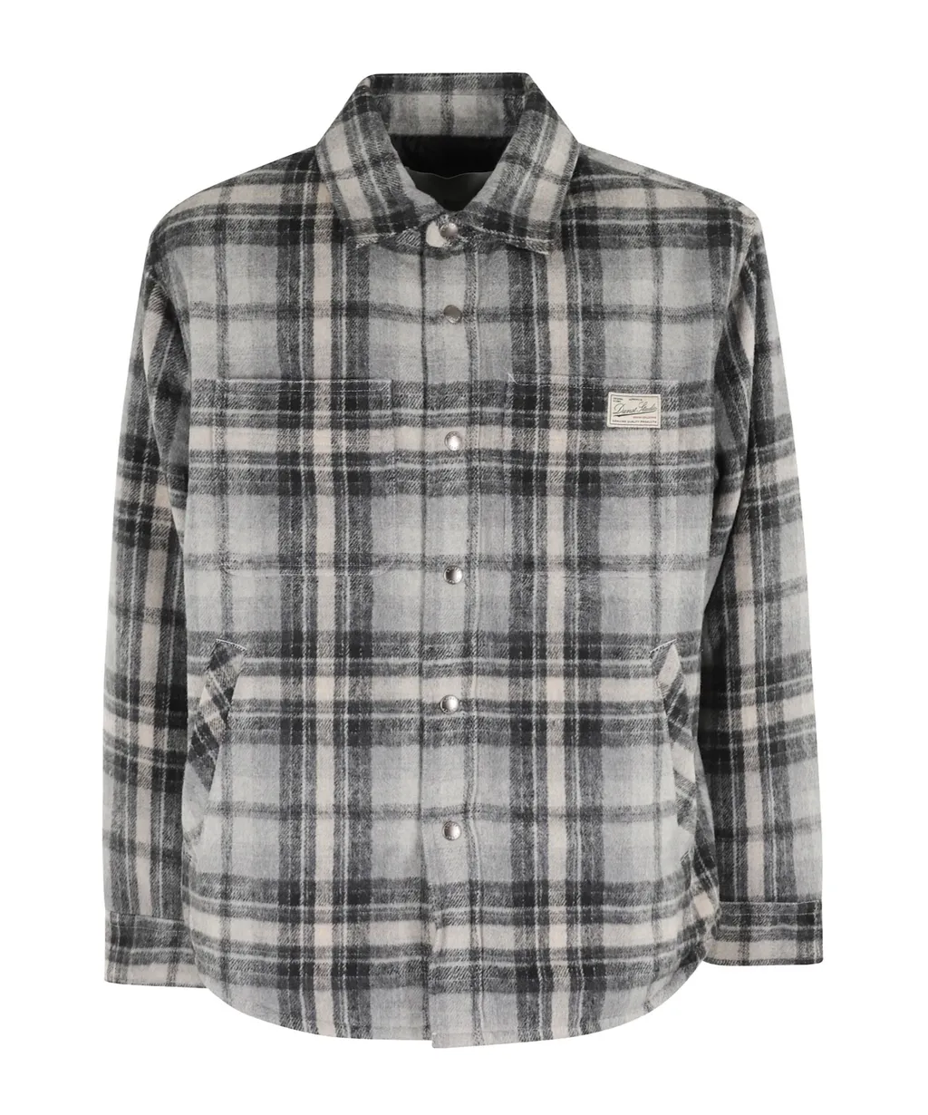 Quilted Check Flannel Shirt