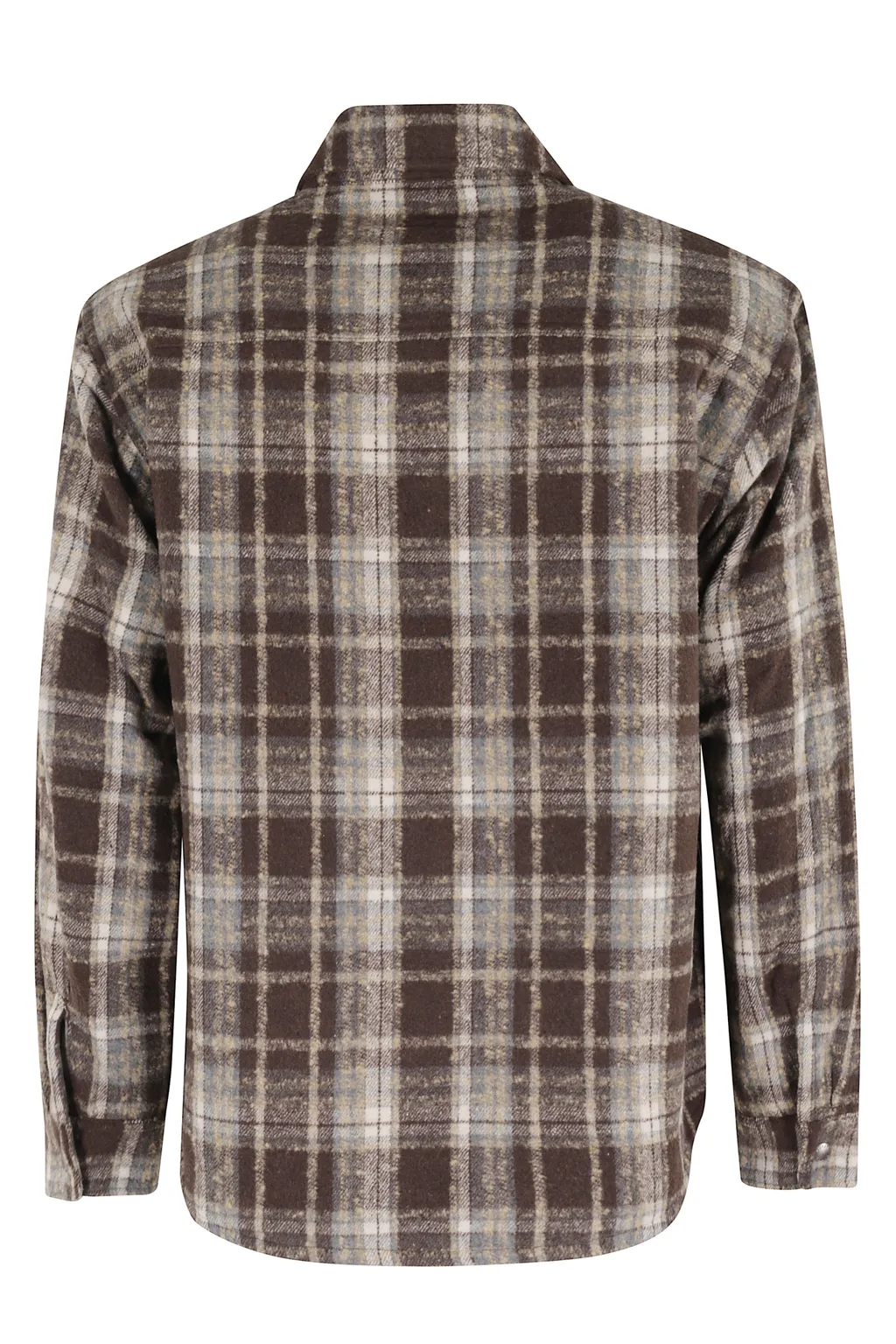 Unisex Quilted Check Flannel Shirt