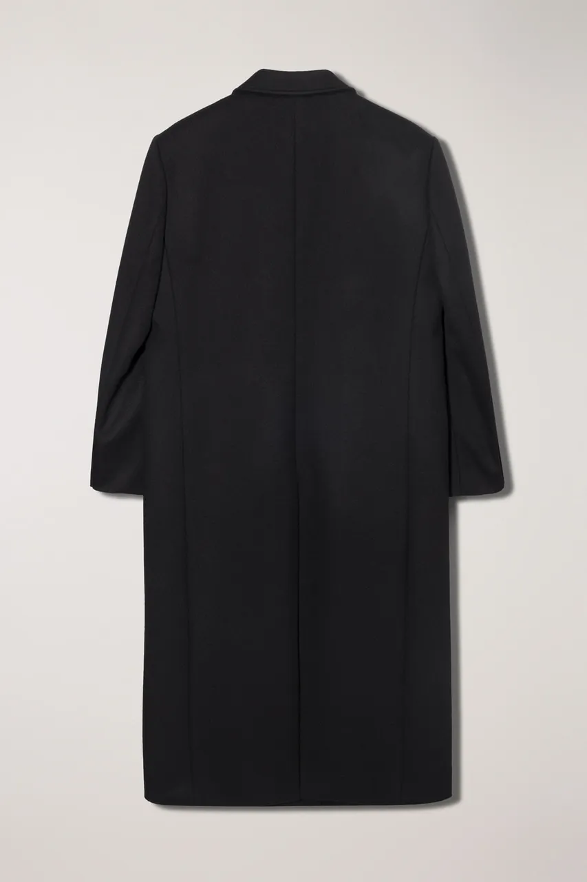 Two-Way Three-Button Cashmere Coat