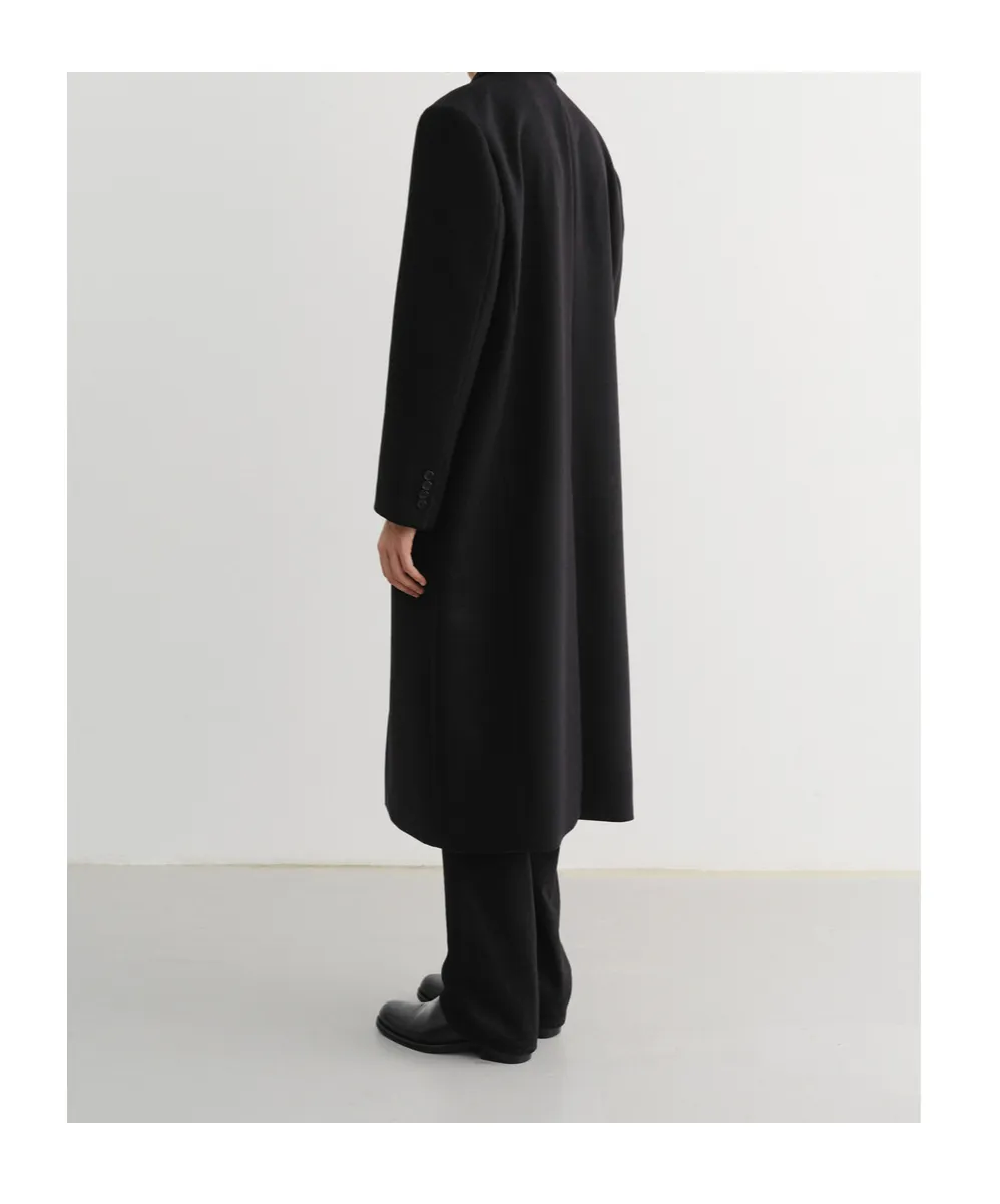 Two-Way Three-Button Cashmere Coat