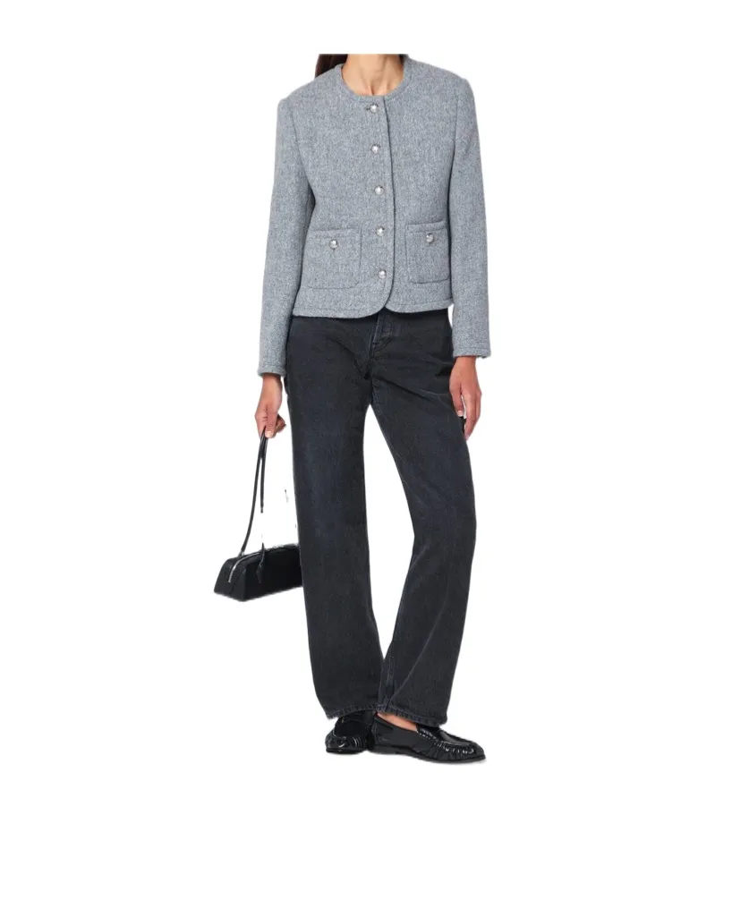 Grey MÉLange Tweed Jacket
