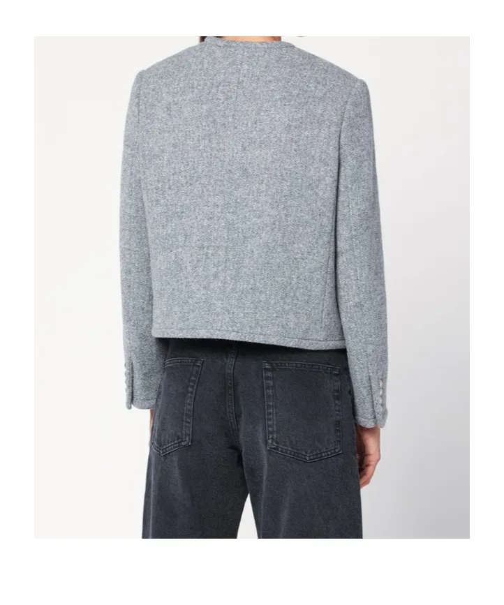 Grey MÉLange Tweed Jacket