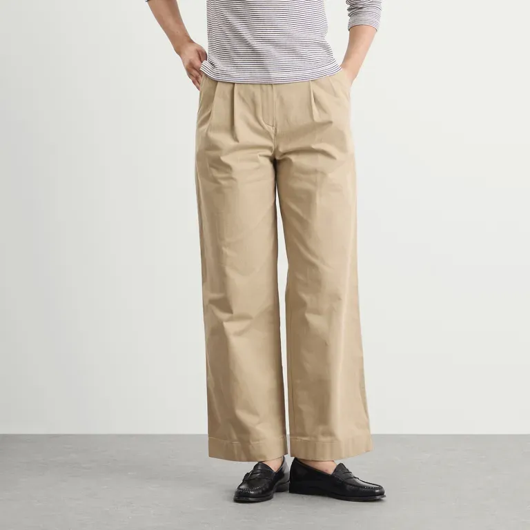 Pleated-Front Trousers