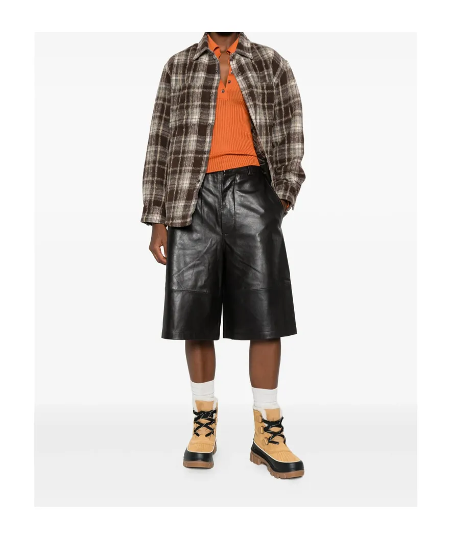 Checked Patch-Pocket Shirt