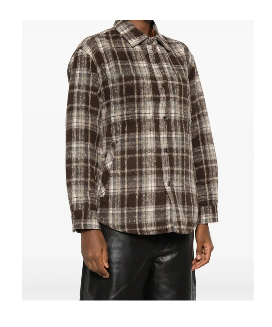 Checked Patch-Pocket Shirt
