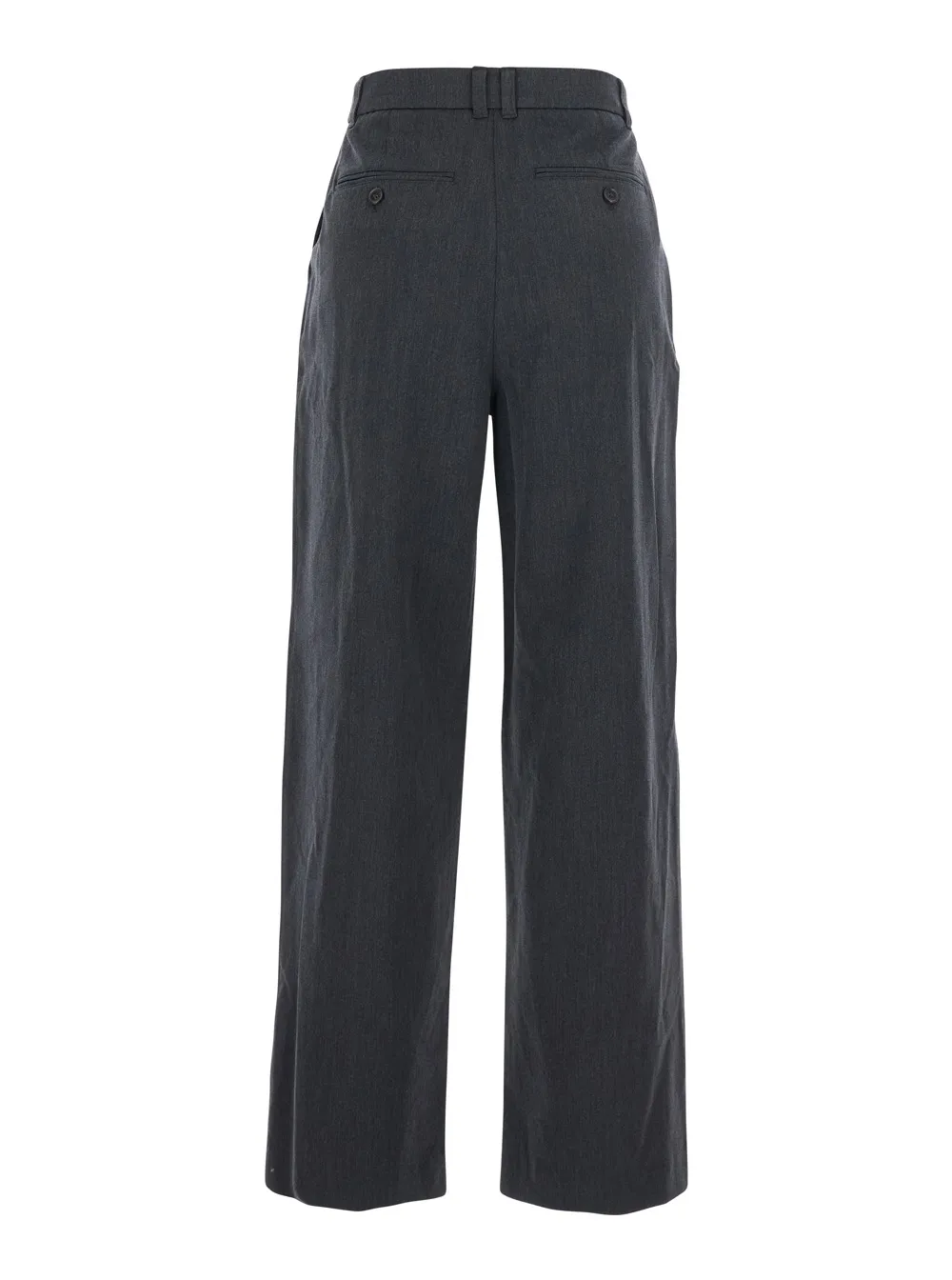 High-Waisted Pleated Pants