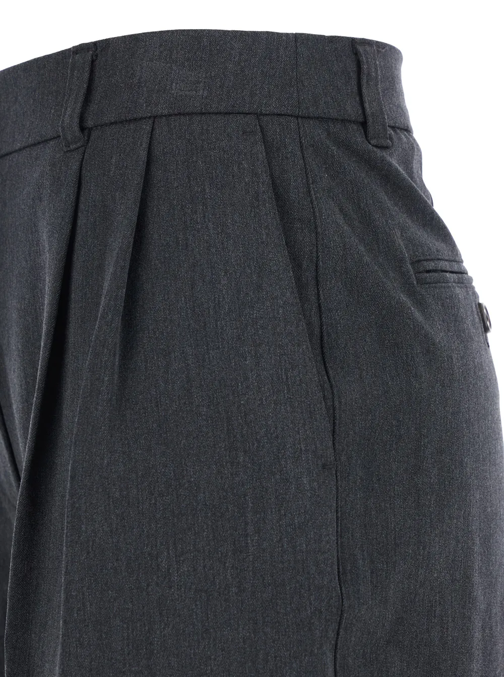 High-Waisted Pleated Pants