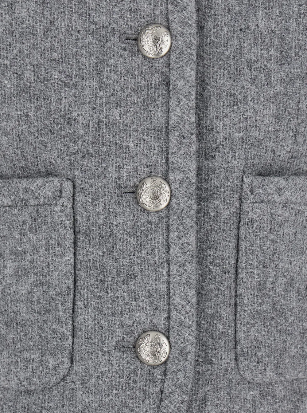 Tweed Buttoned Jacket