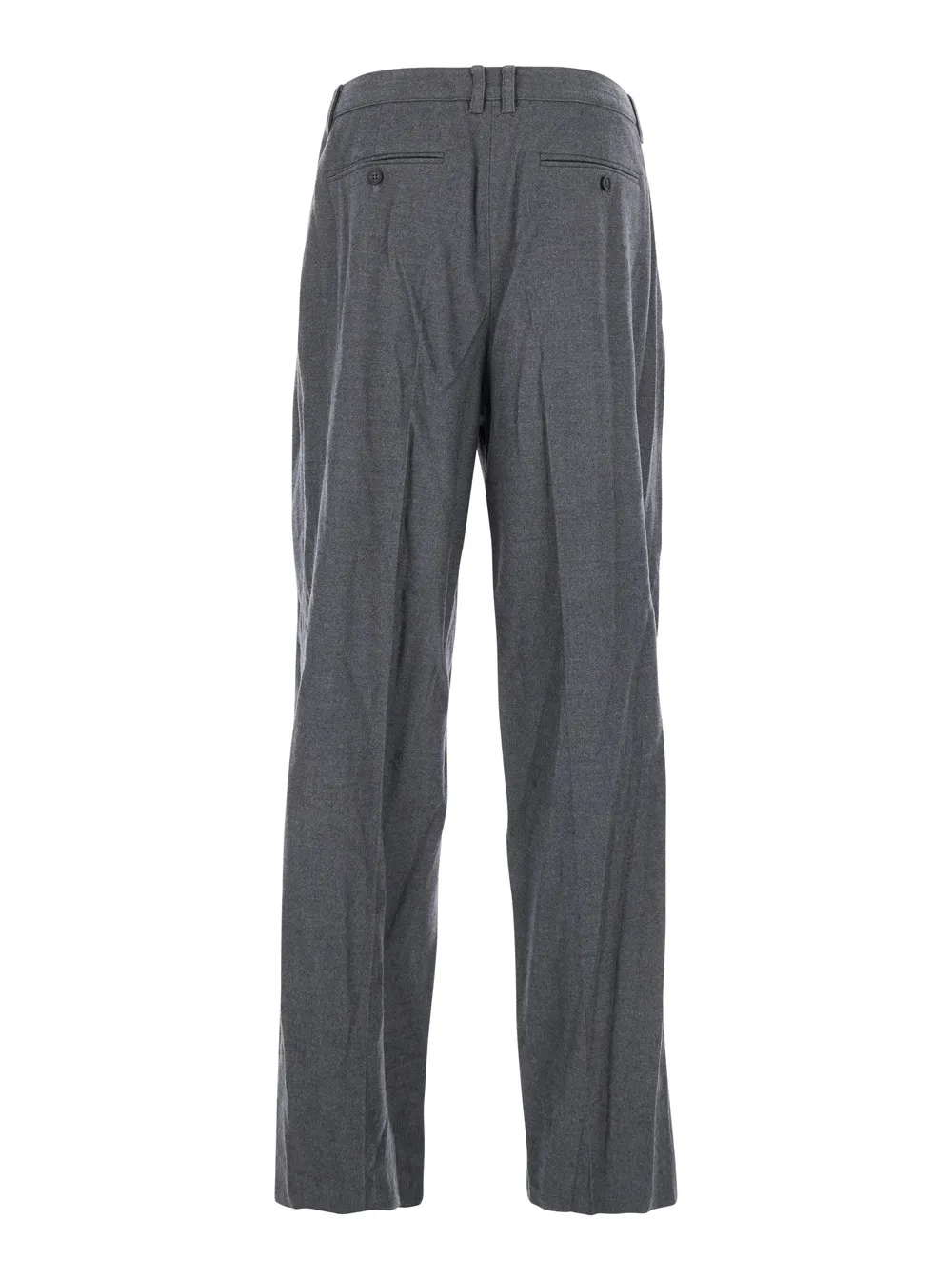 High-Waisted Pleated Pants