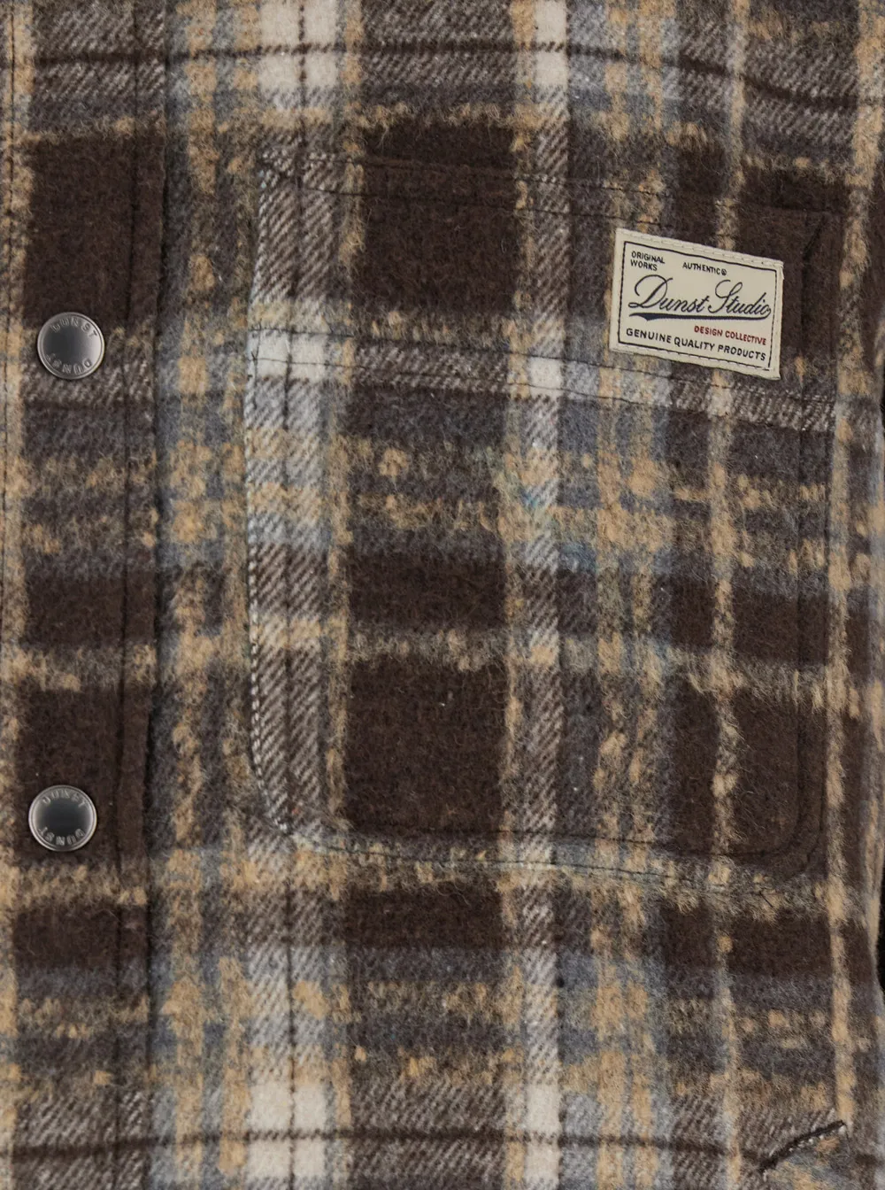 Logo Patch Flannel Shirt