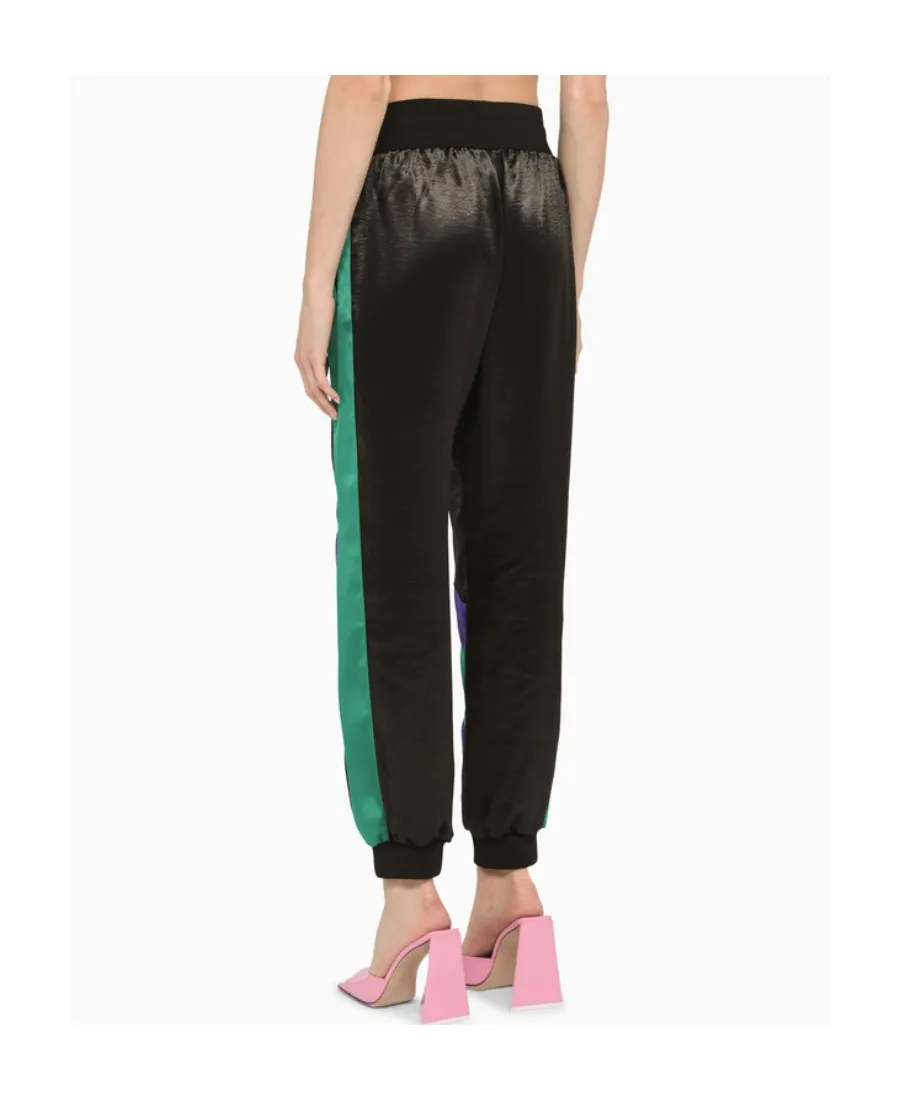 Logo Patch Stripe-Detailed Track Pants