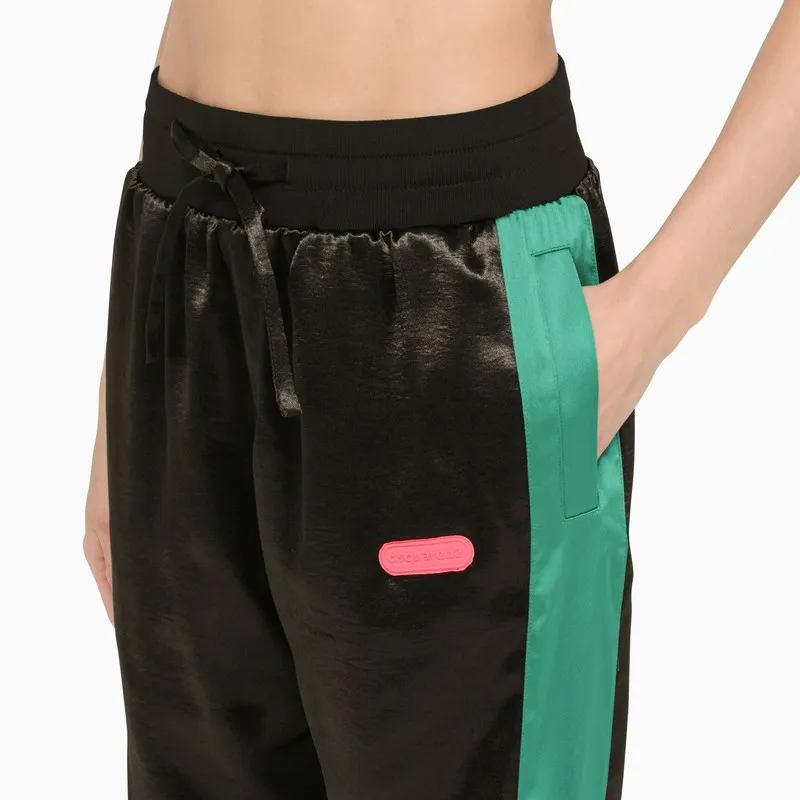 Logo Patch Stripe-Detailed Track Pants