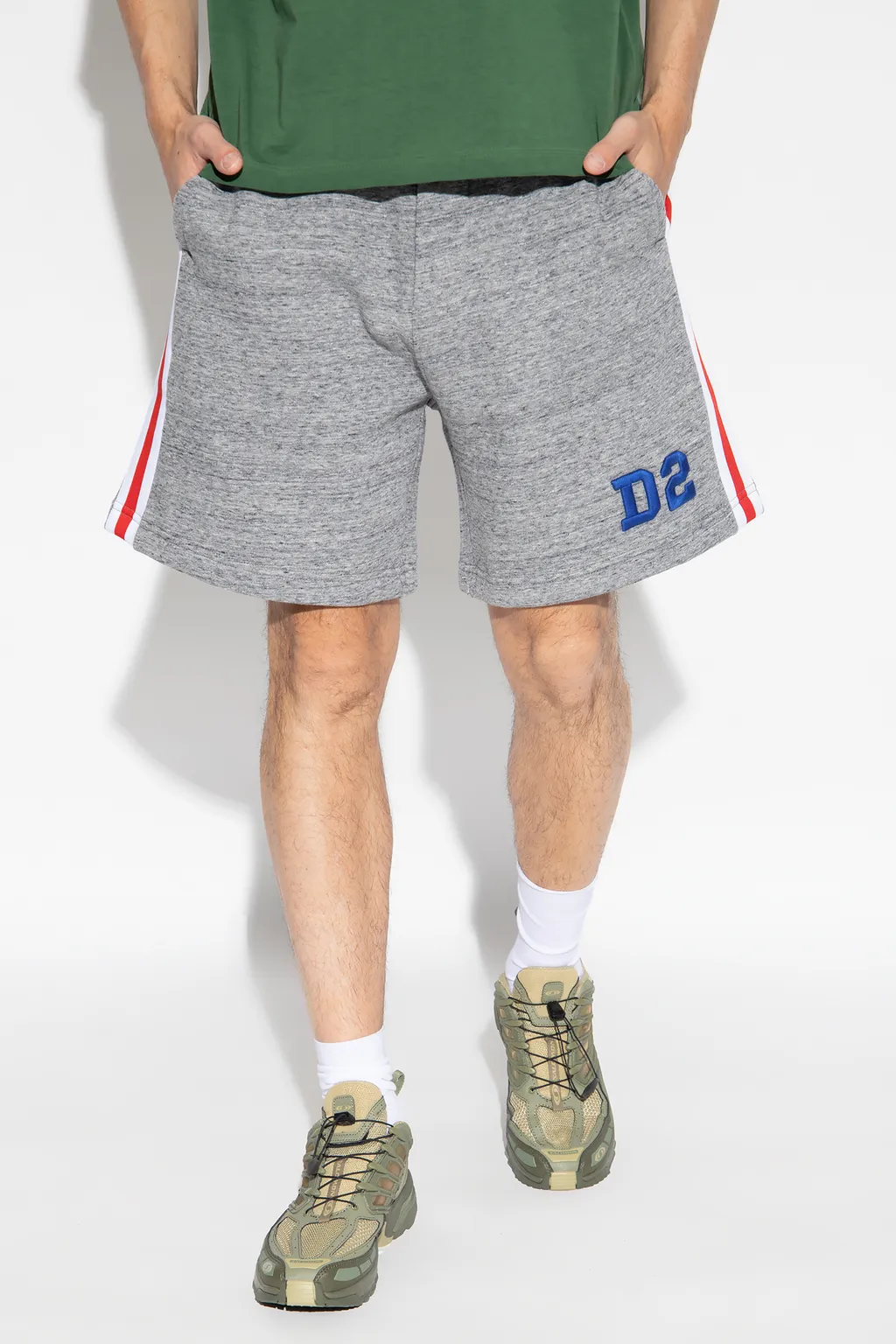 Logo Embroidered Shorts