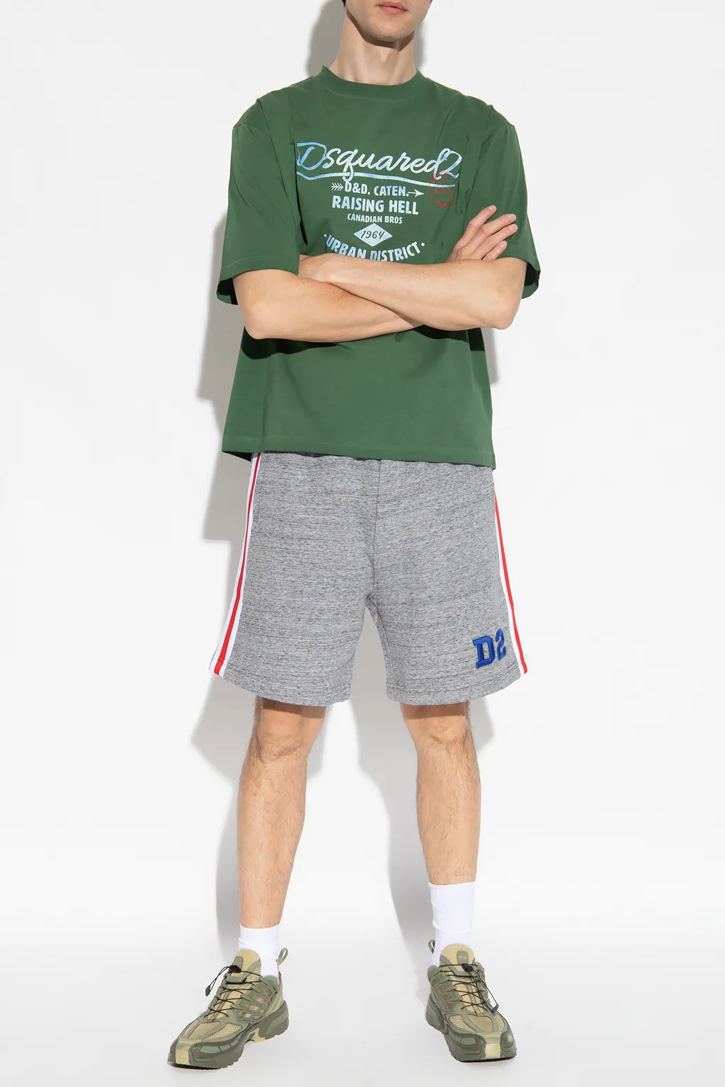 Logo Embroidered Shorts