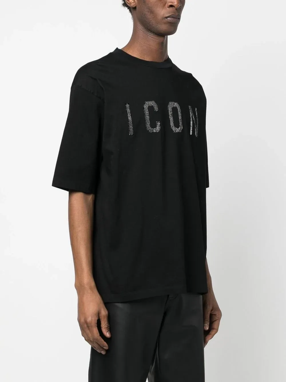 Icon-Print Cotton T-Shirt