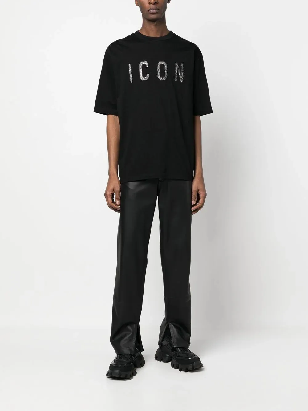 Icon-Print Cotton T-Shirt