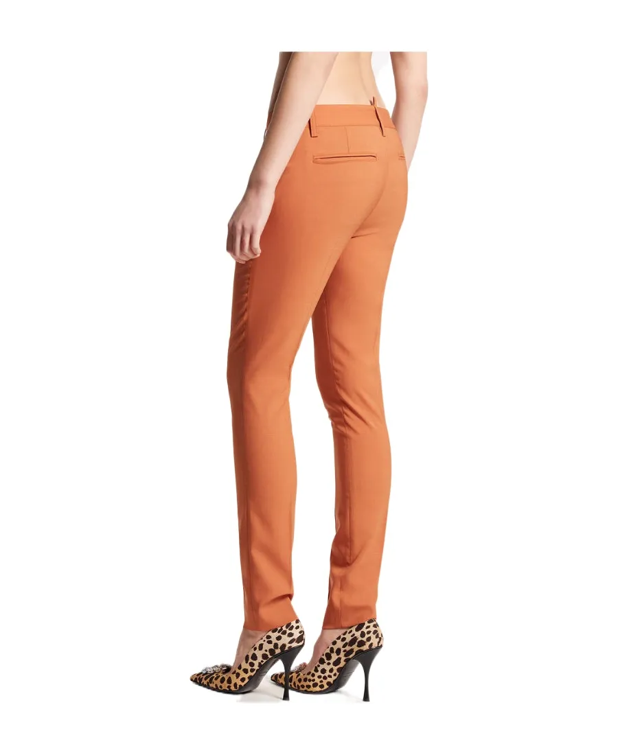 Slim-Cut Tailored Trousers