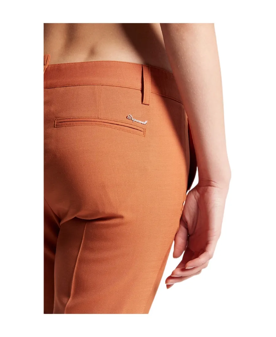 Slim-Cut Tailored Trousers