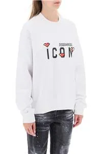 Logo Printed Crewneck Sweatshirt
