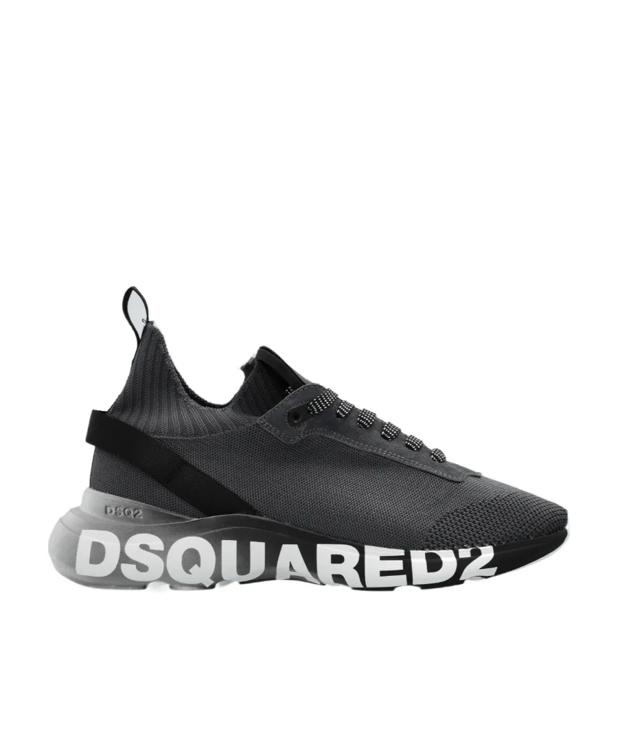 Logo Printed Lace-Up Sneakers