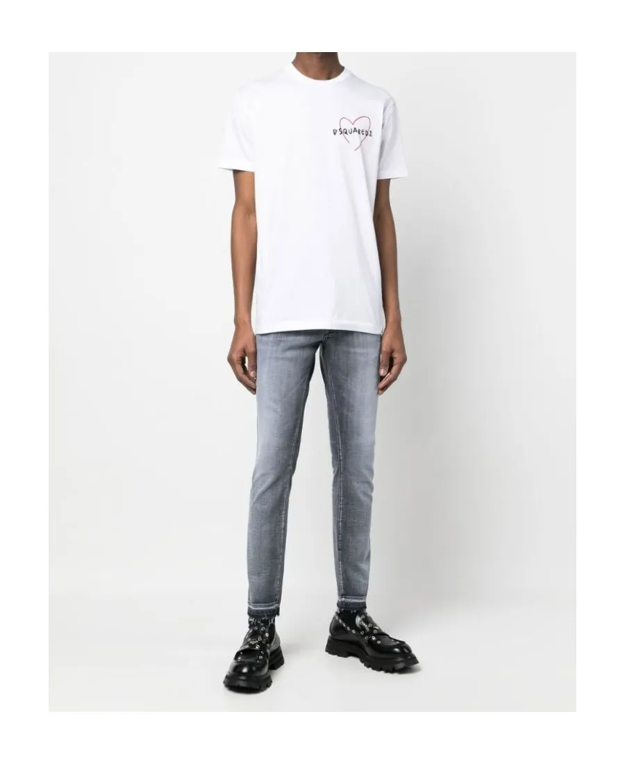 Heart Logo-Print T-Shirt