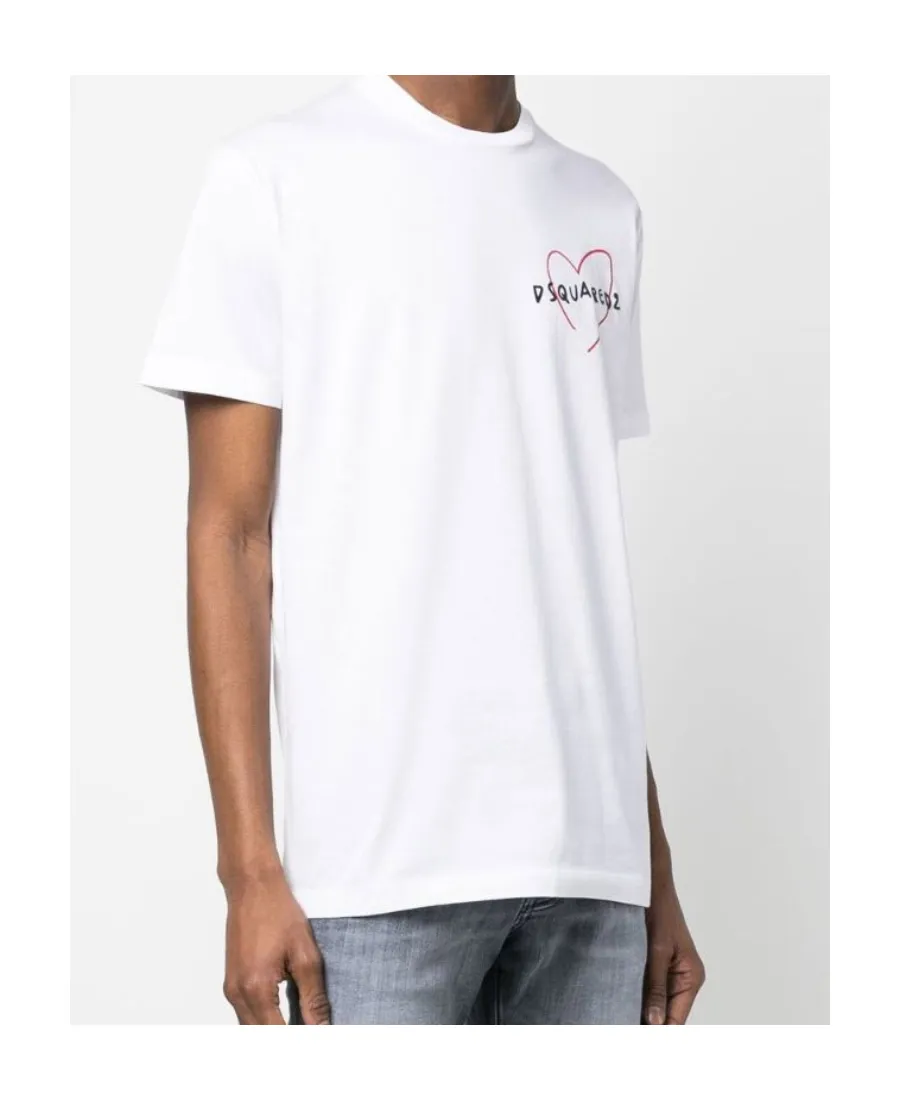 Heart Logo-Print T-Shirt