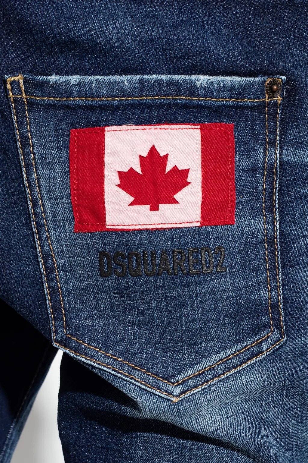 Dsquared2 Bleached-Effect Straight-Leg Skinny Jeans