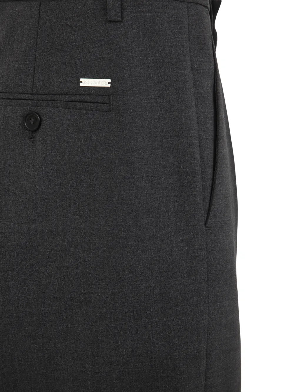 Logo-Plaque Tailored Pleated Trousers