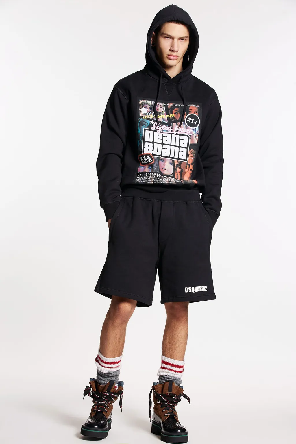 Logo Printed Bermuda Shorts