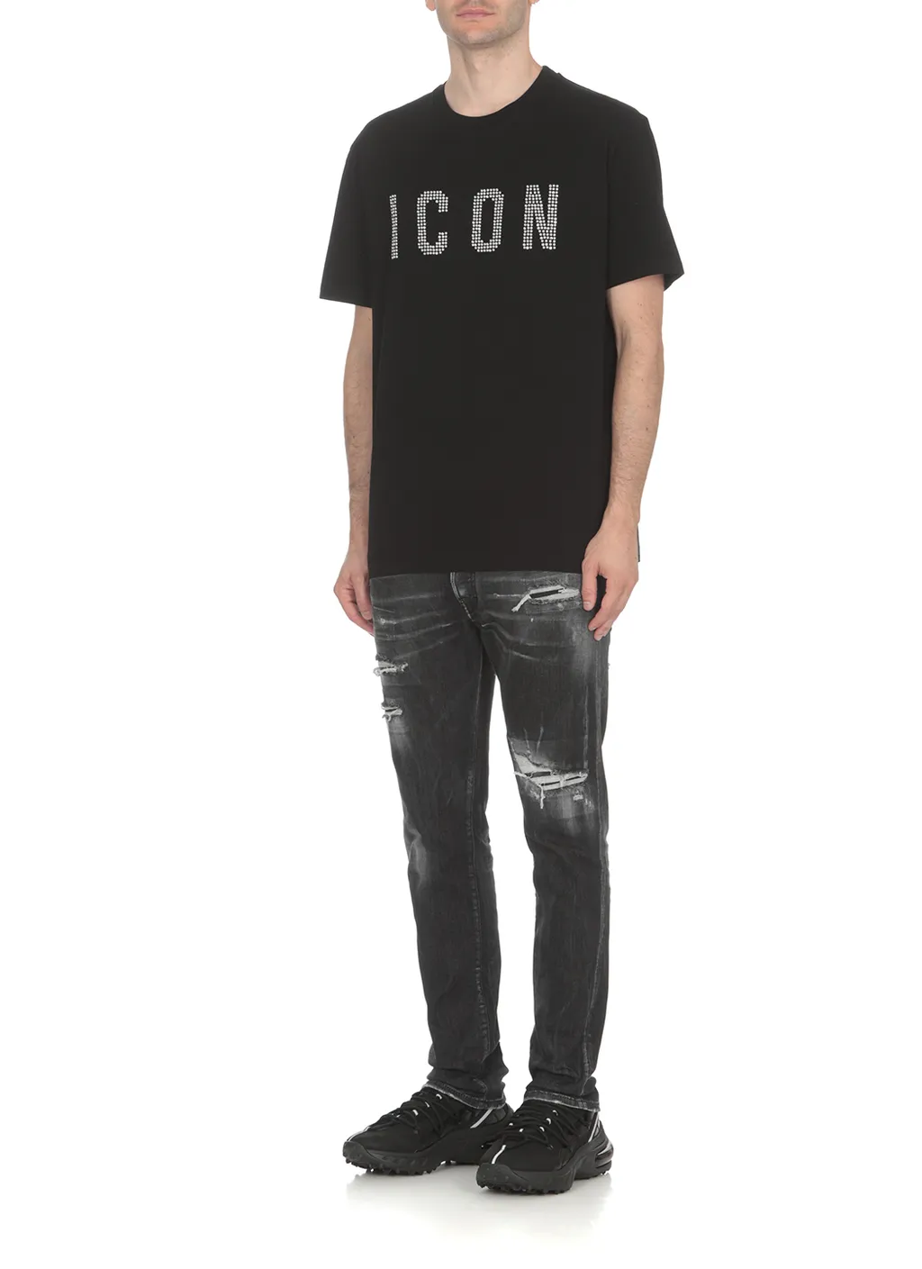 Logo Embellished Crewneck T-Shirt