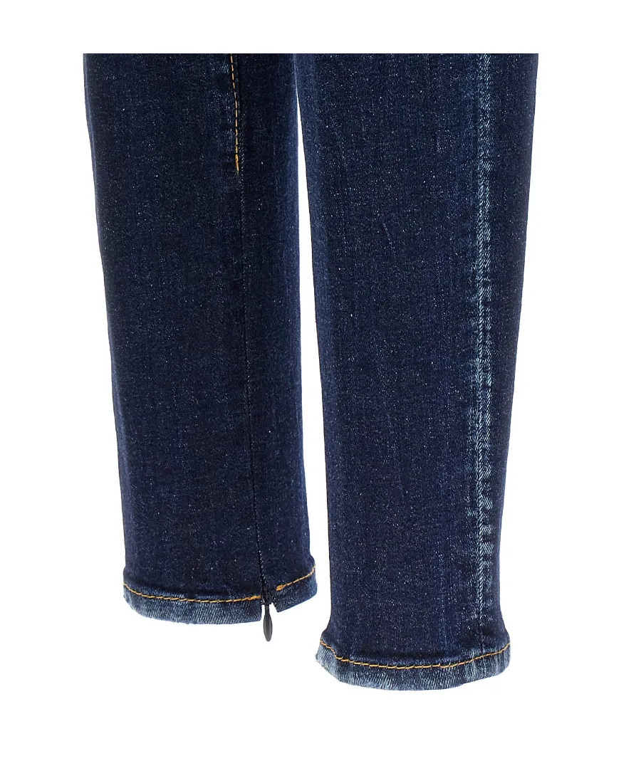 Paint Splatter Detailed Slim Jeans