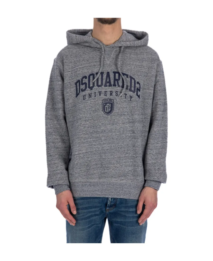 Logo Printed Drawstring Hoodie