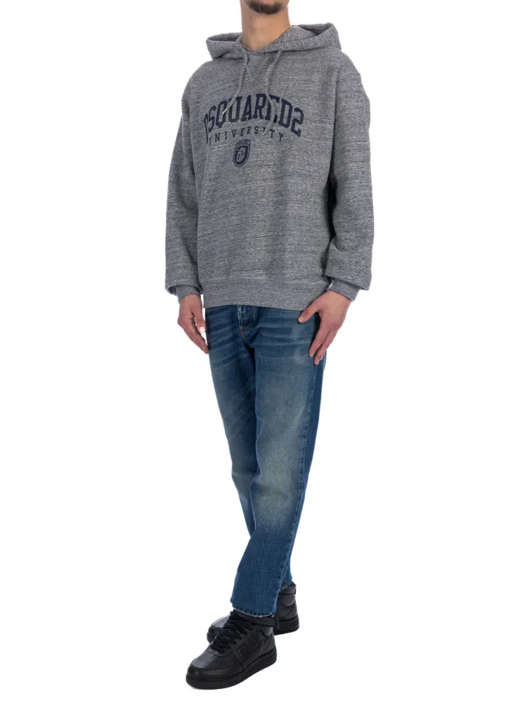 Logo Printed Drawstring Hoodie